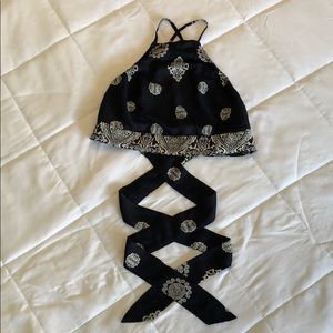 Two piece crop top/pants